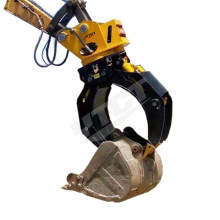 Mini Excavator Rotatory Grapple 360 Degree Motor Hydraulic Grapple Stone Grapple